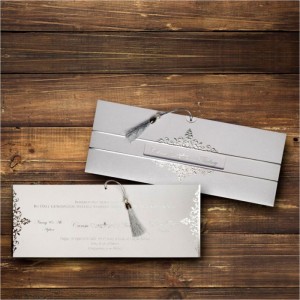 Püsküllü Canset Wedding Davetiye 852