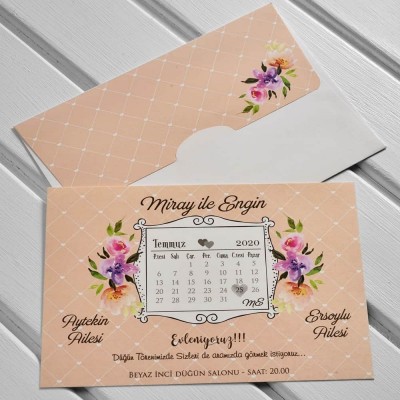 TAKVİMLİ DAVETİYELER İLE AKILDA KALICI TARİHLER!