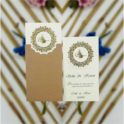 TUĞRALI DAVETİYELER İLE GEÇMİŞİMİZİ ANIMSAYALIM!