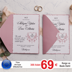 Pembe Soldan Katlamalı Davetiye