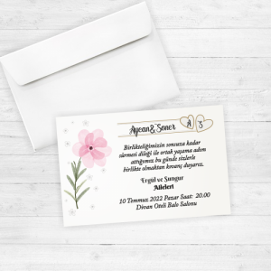 Kalpli Düğün Davetiyesi 20263