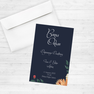 Siyah Düğün Davetiyesi 20251