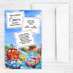 Çizgi Filmli Sünnet Davetiyesi