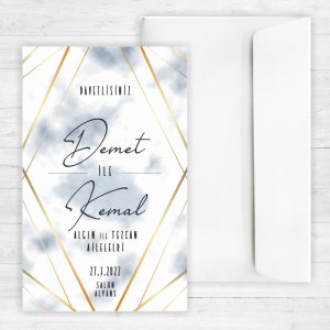 Modern Tasarımlı Davetiye 20351