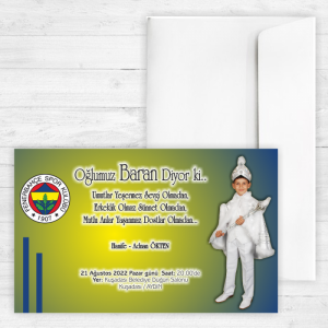 Fenerbahçeli Sünnet Davetiyesi