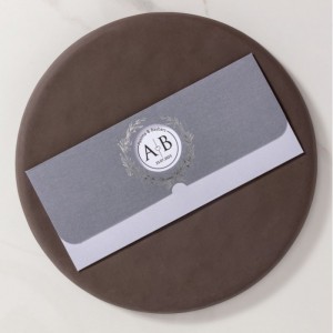 Gri Pencereli Katlamalı Davetiye