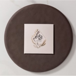 Krem Pencereli Zarflı Davetiye