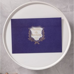 ZARFI MOR YALDIZ SÜSLEMELİ ASETAT DAVETİYE