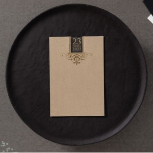 ZARFI TEN RENGİ ASETAT DAVETİYE