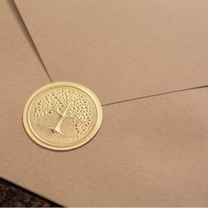 Ten Rengi Altın Etiketli Davetiye