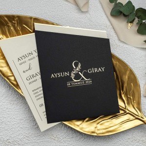 Zarfı Asimetrik Kesimli Davetiye