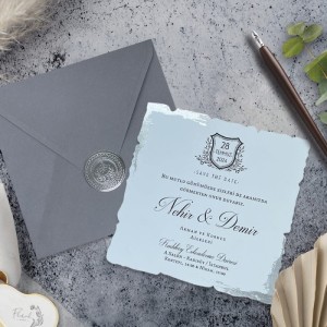 Özel Kesim Mühürlü Davetiye