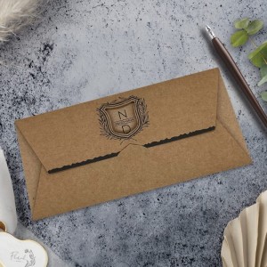 Kraft Kağıt Katlamalı Davetiye