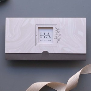 Sade Pencereli Katlamalı Davetiye