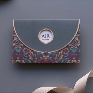 Otantik Desenli Katlamalı Davetiye