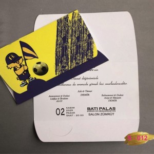 Fenerbahçe Taraftar Maskotlu Sünnet Davetiyesi