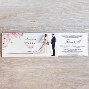 Gelin Damat Hareketli Davetiye Modeli