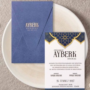 Aras Sünnet Davetiye 5013